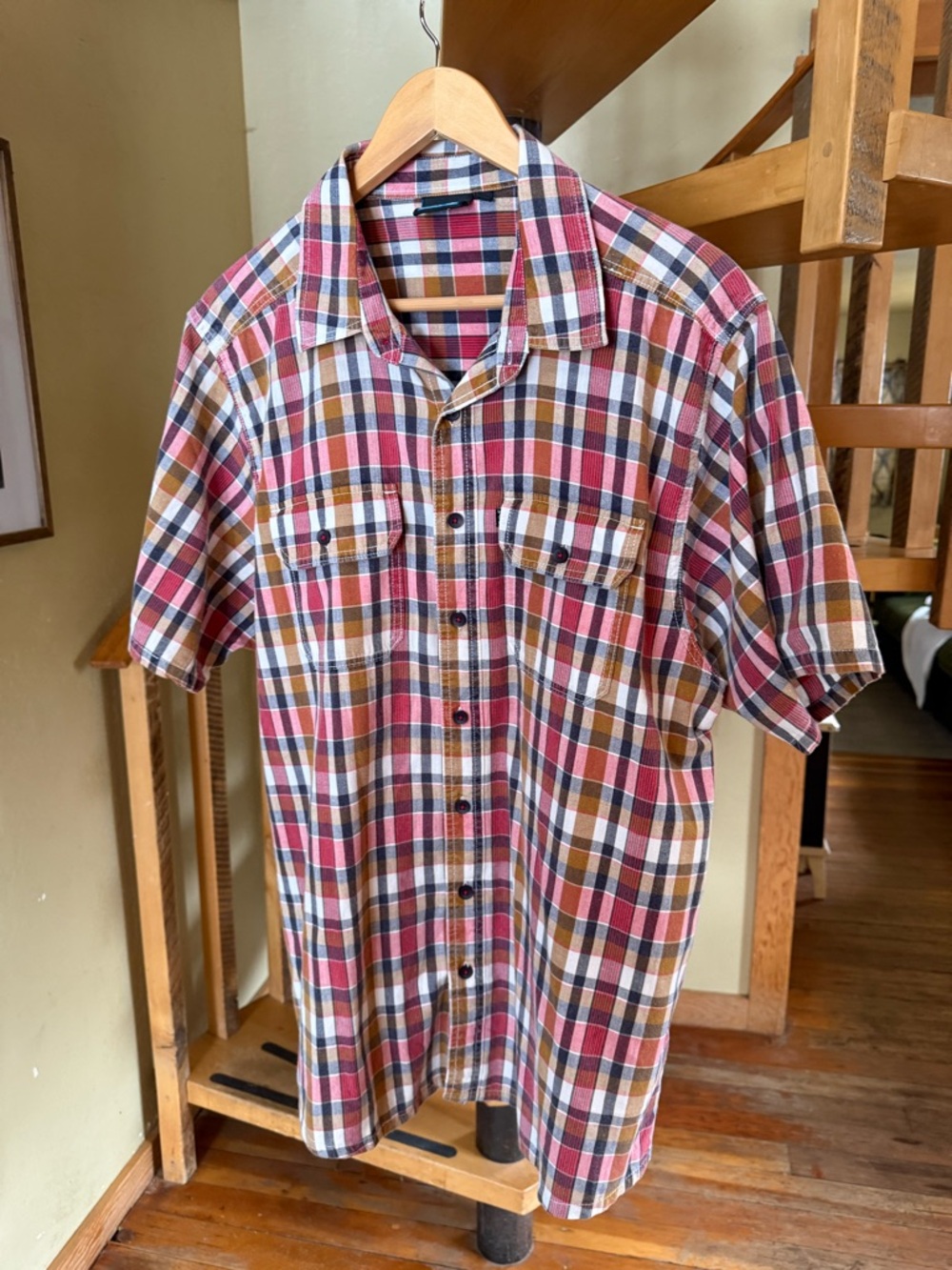Kavu Coastal Americana Short Sleeve Shirt Size XL